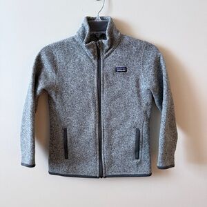 Patagonia Fleece Better Sweater Jacket Grey Size Small 7-8